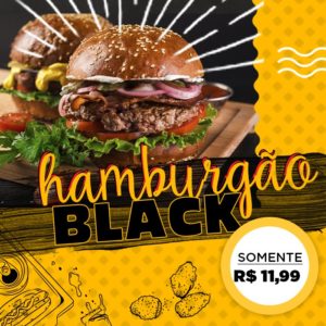 Hamburgão Black